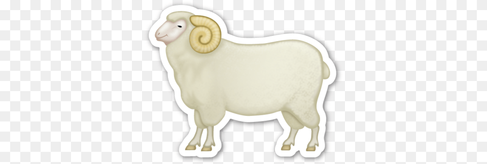 Ram Cabra Emoji, Livestock, Animal, Mammal, Goat Free Transparent Png