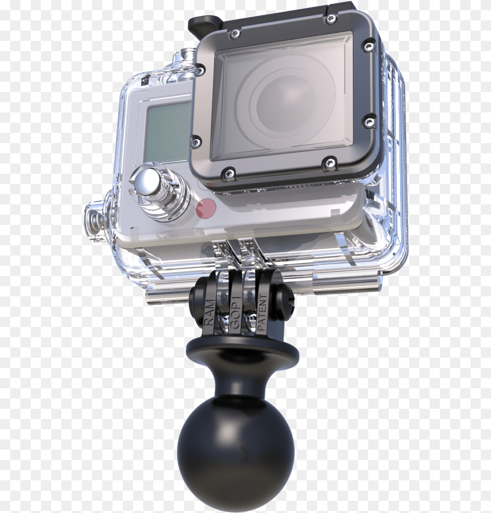 Ram Custom Gopro Hero Adapter Ball And Socket Patented, Camera, Electronics, Video Camera, Photography Free Png