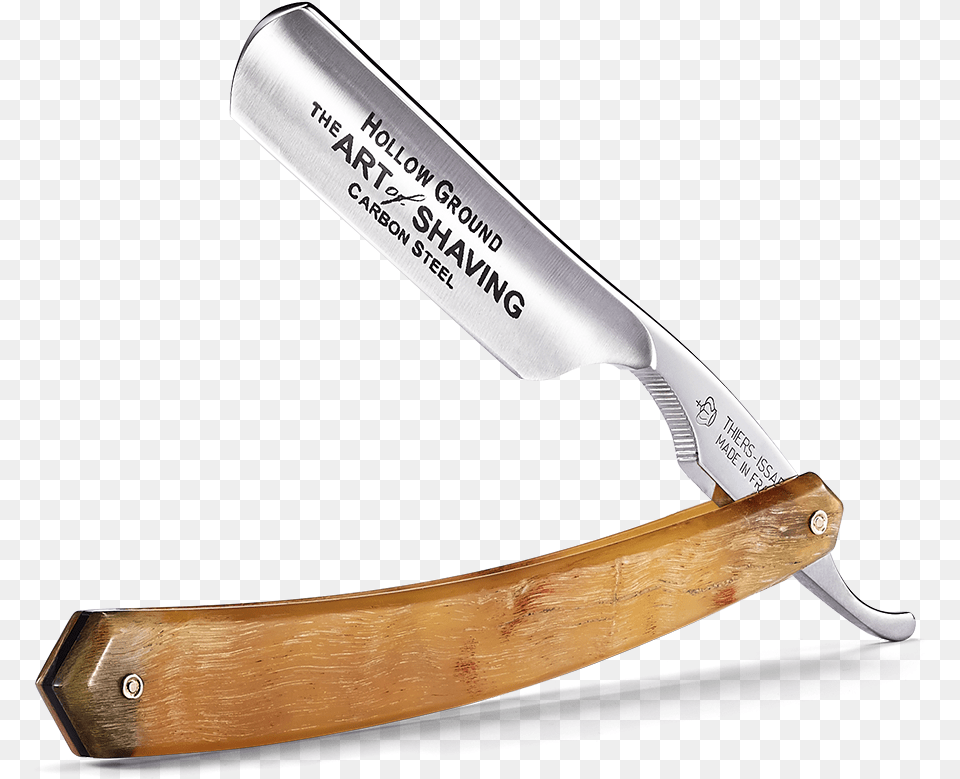 Ram Horn 58 Blade Straight Razor Blade, Weapon Png Image