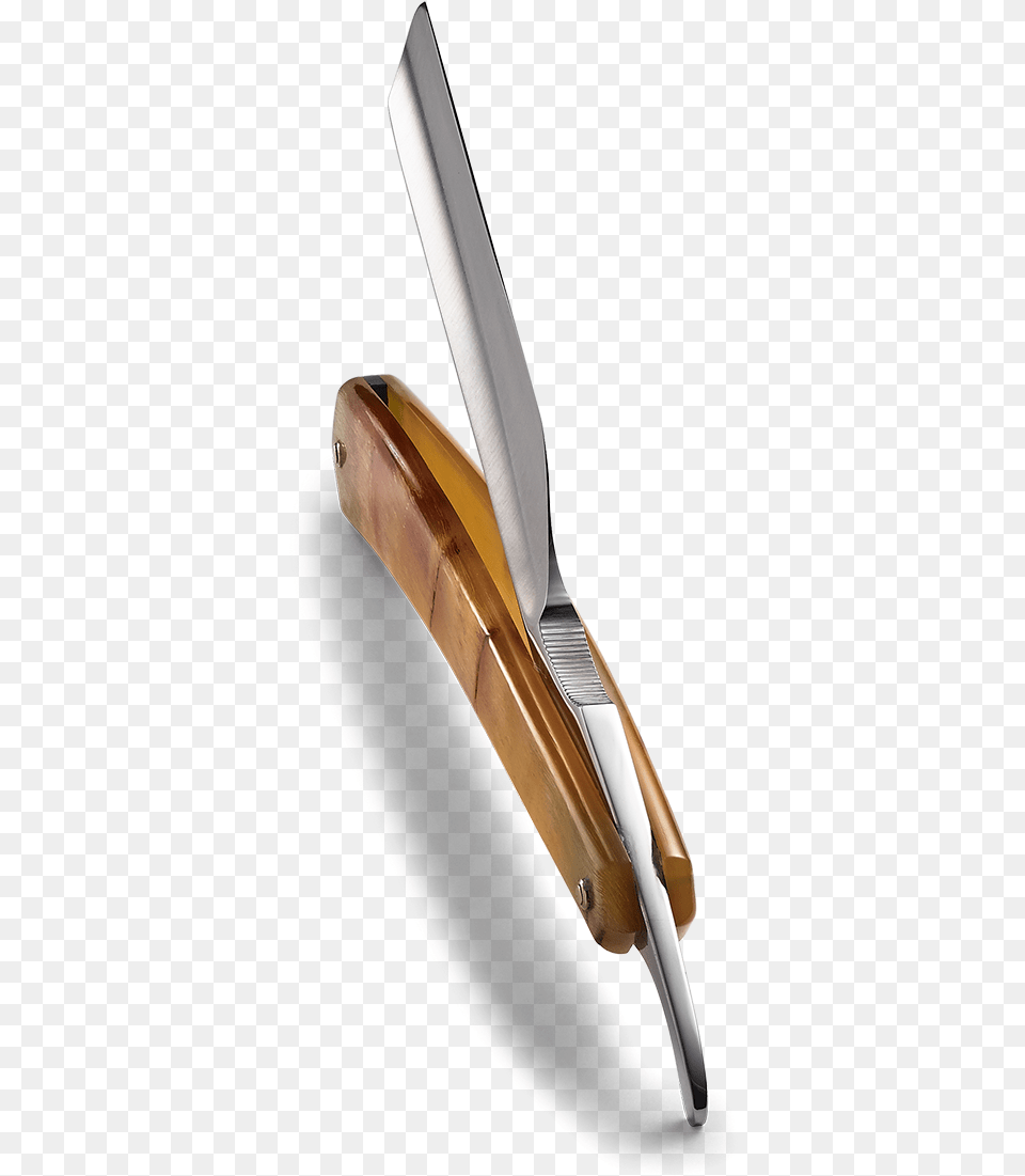 Ram Horn 58 Blade Straight Razor Knife, Weapon, Dagger Png