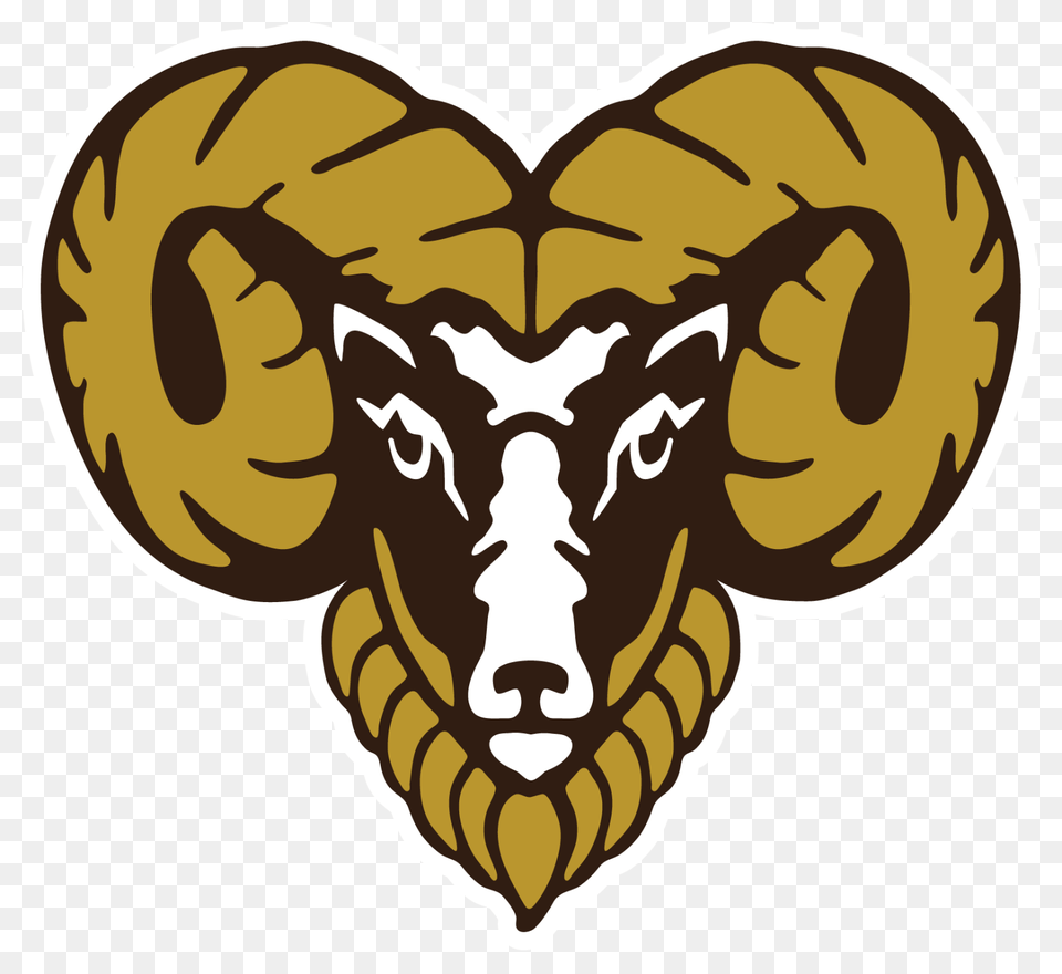 Ram Logo Highlands High School Rams Cartoon Gold Aries Ram Logo, Livestock, Baby, Person Free Transparent Png