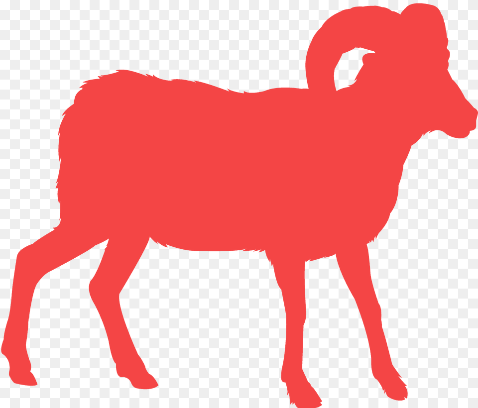 Ram Silhouette, Livestock, Animal, Mammal, Horse Png