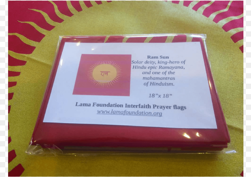 Ram Sun Prayer Flag, Business Card, Paper, Text Free Png Download