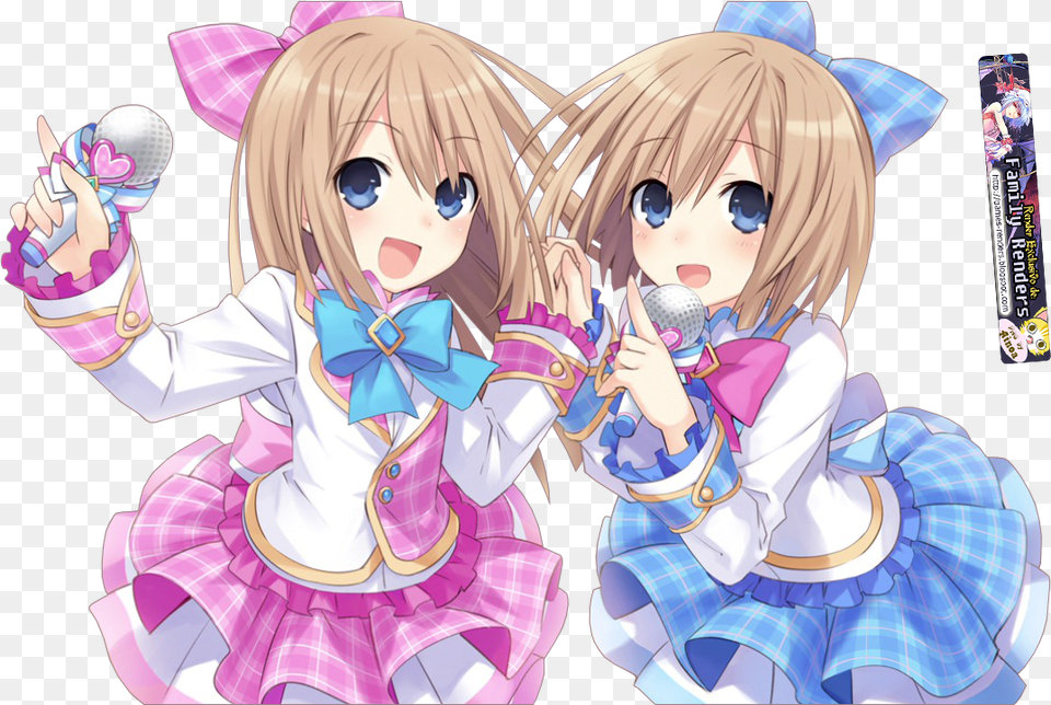 Ram Y Rom Neptunia Ram, Book, Comics, Publication, Baby Free Png Download