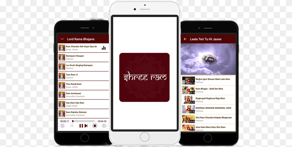 Rama Chalisa Bhajans And Aarti Iphone, Electronics, Mobile Phone, Phone, Person Free Transparent Png