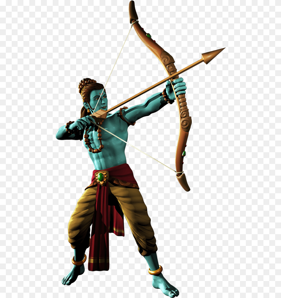 Rama Human, Archer, Archery, Bow, Weapon Png Image