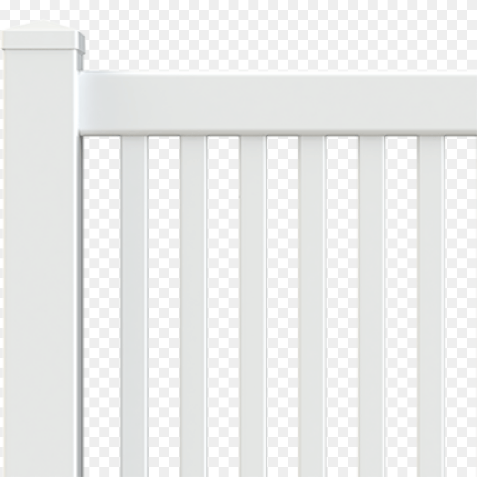 Ramada Vinyl Yard Fence, Crib, Furniture, Handrail, Infant Bed Png Image