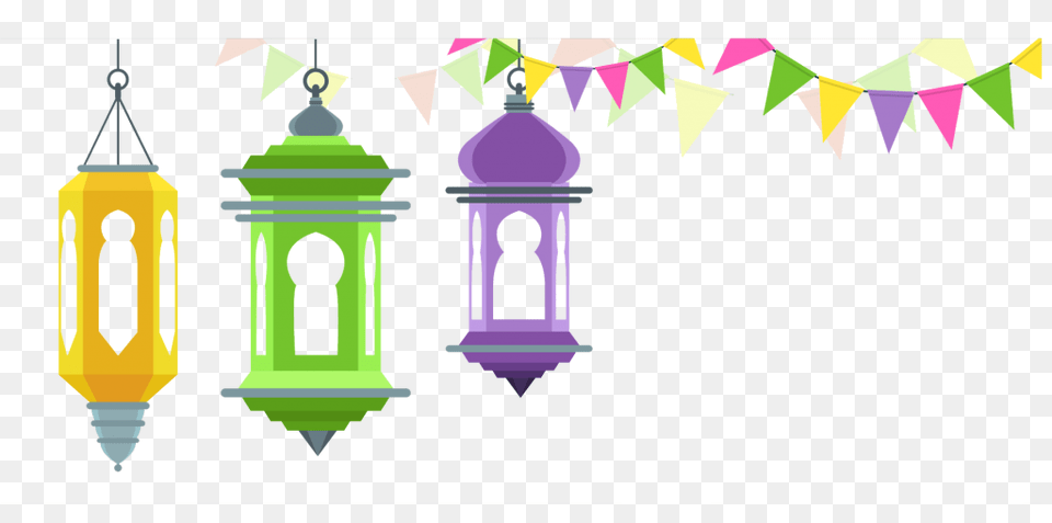 Ramadan Decorative Vector Clipart, Lamp, Lantern Png Image