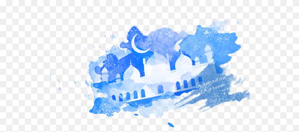 Ramadan Kareem Eid Blue Eid Mubarak, Architecture, Building, Dome, Art Free Transparent Png