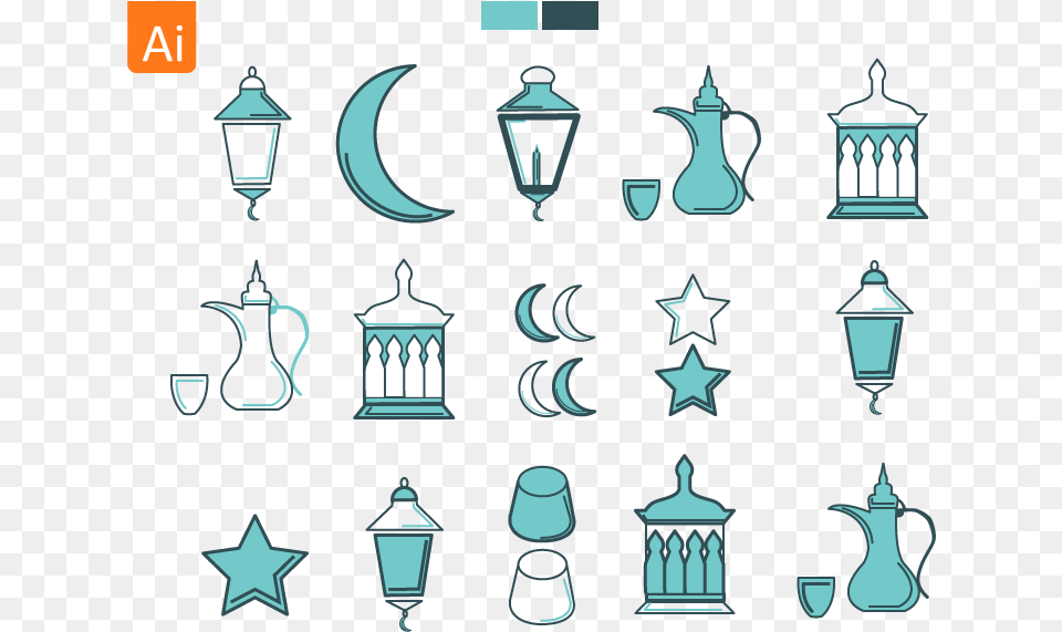 Ramadan Kareem Icon Icon Graphic Roll Up Up Mock Ramadan Icon, Lamp, Lantern Png