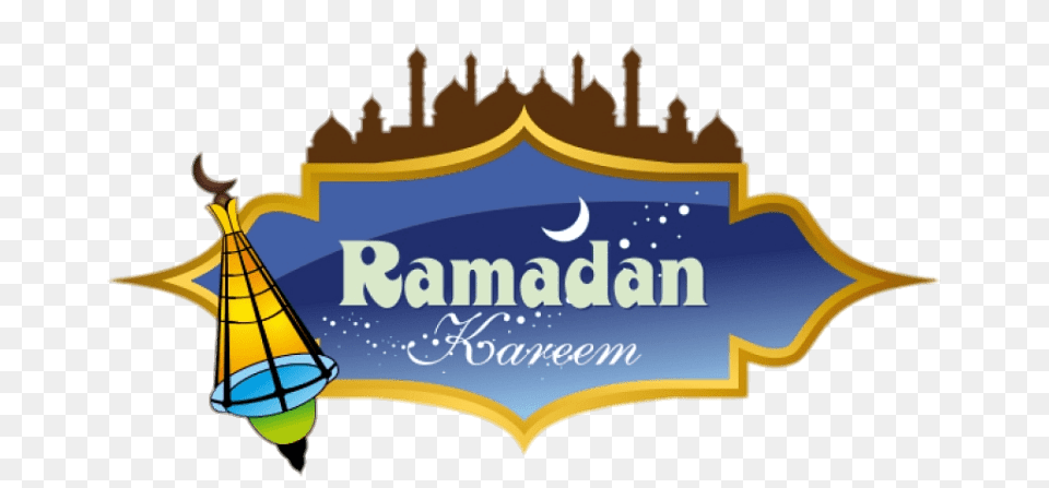 Ramadan Kareem With Lantern, Logo, Symbol Free Png Download