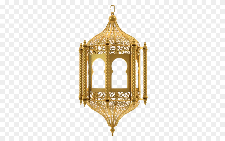 Ramadan Lamp Gold, Chandelier, Light Fixture, Bronze Png