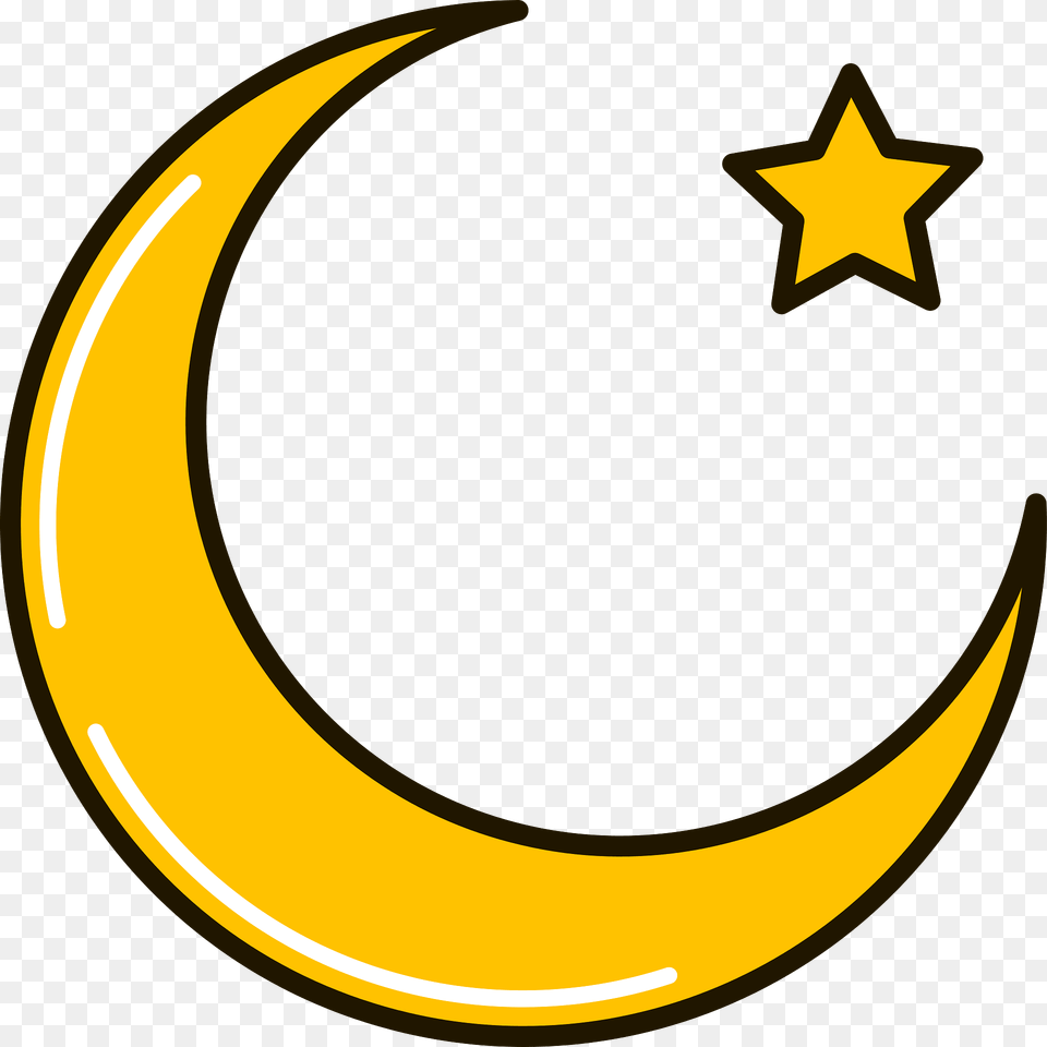 Ramadan Moon Clipart, Nature, Night, Outdoors, Astronomy Png Image
