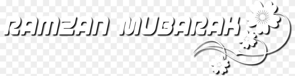Ramadan Mubarak Text, Art, Floral Design, Graphics, Pattern Png Image