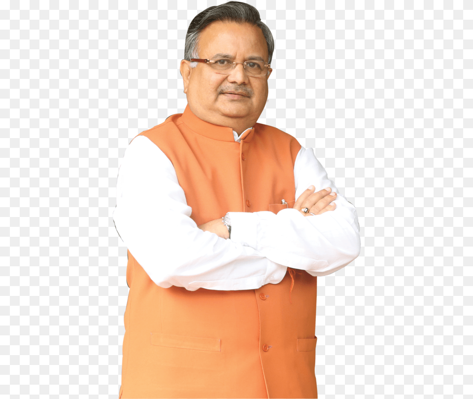 Raman And Bharatiya Of India Narendra Raipur Dr Raman Singh, Shirt, Clothing, Person, Man Png