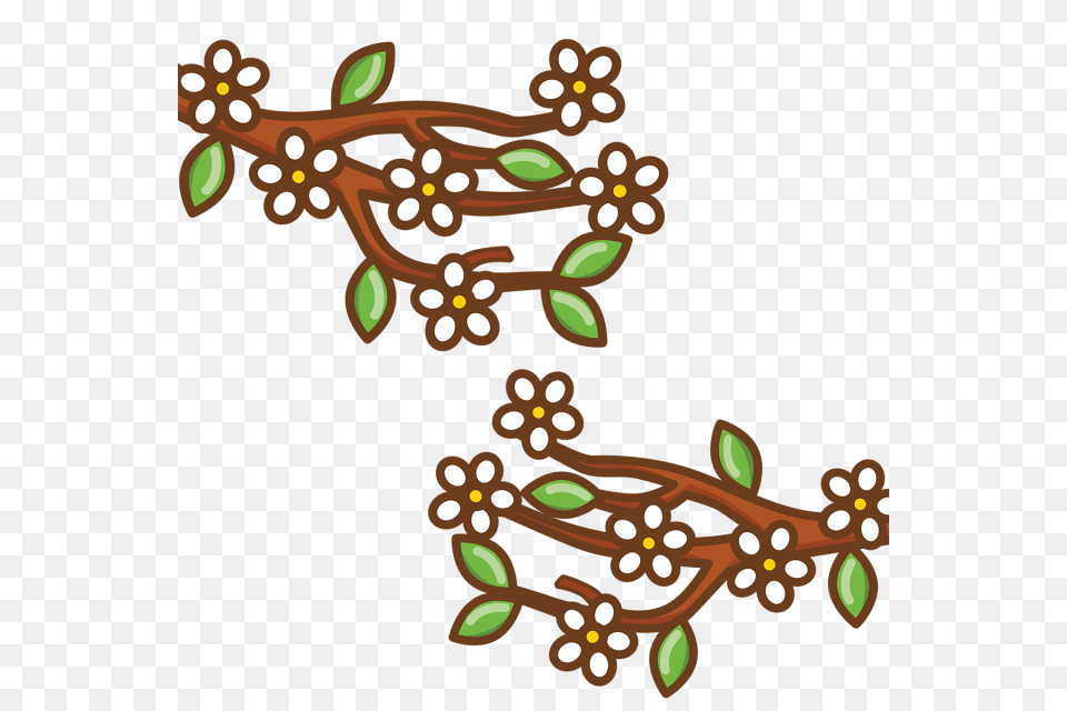 Ramas De Arboles Con Hojas De Flores Tree Ramas Leaf Y Vector, Art, Floral Design, Graphics, Pattern Png