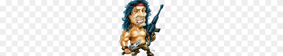 Rambo, Firearm, Weapon, Gun, Rifle Free Png