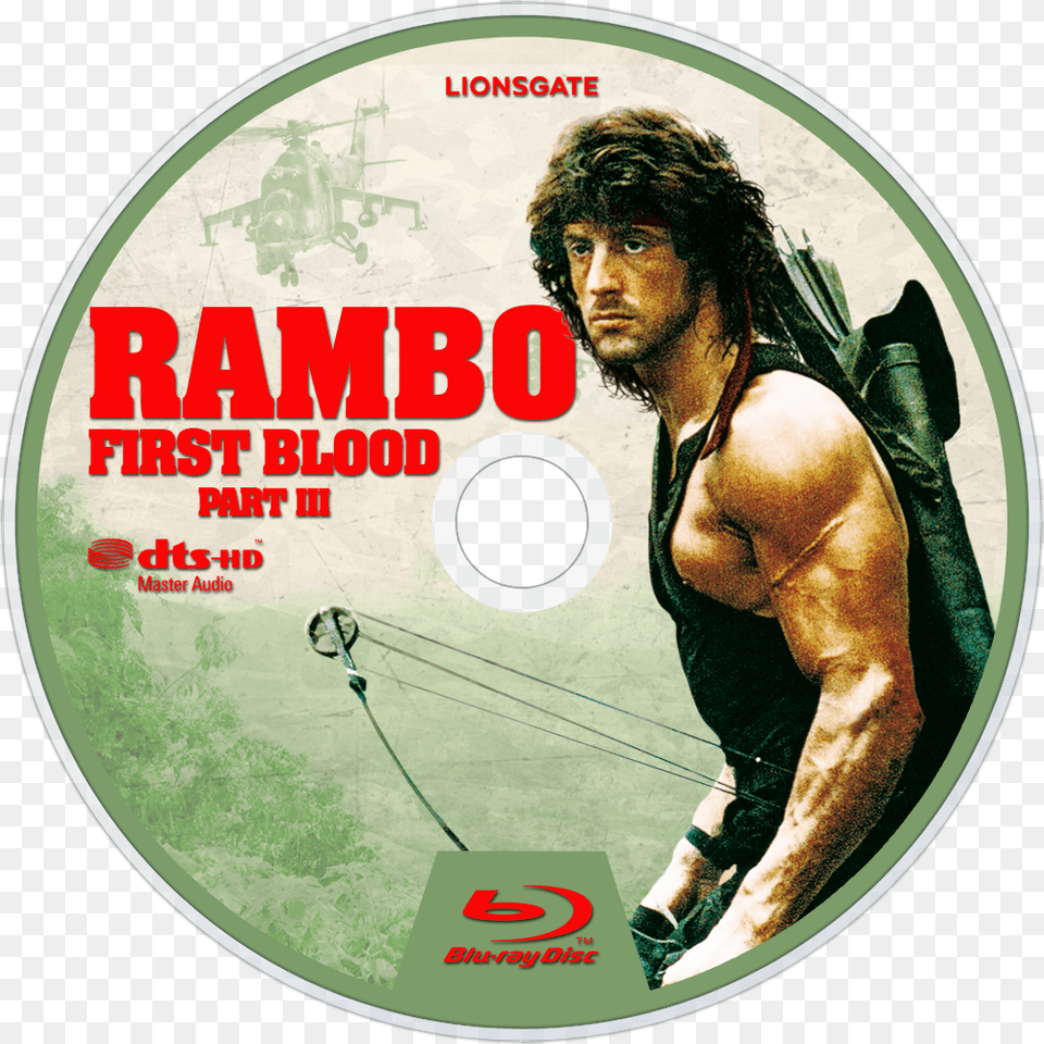Rambo, Adult, Disk, Dvd, Male Free Png Download