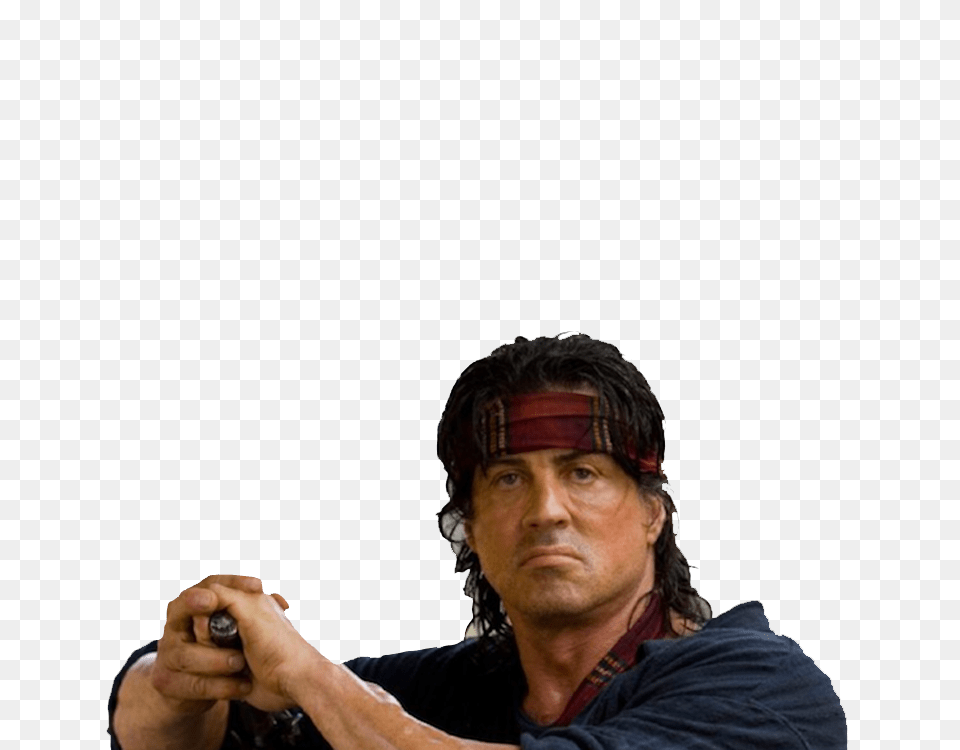 Rambo, Weapon, Head, Photography, Hand Free Transparent Png