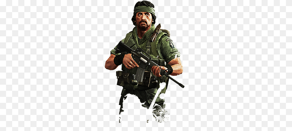 Rambo, Adult, Person, Weapon, Man Png