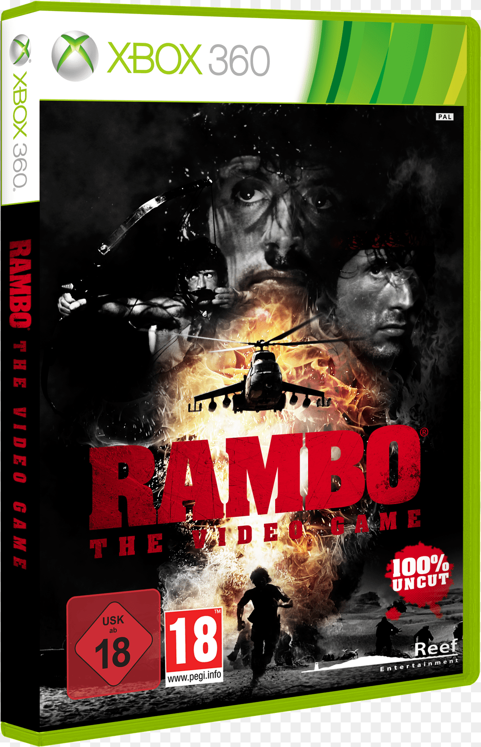 Rambo The Video Game Pc Cover, Advertisement, Poster, Person, Adult Free Png