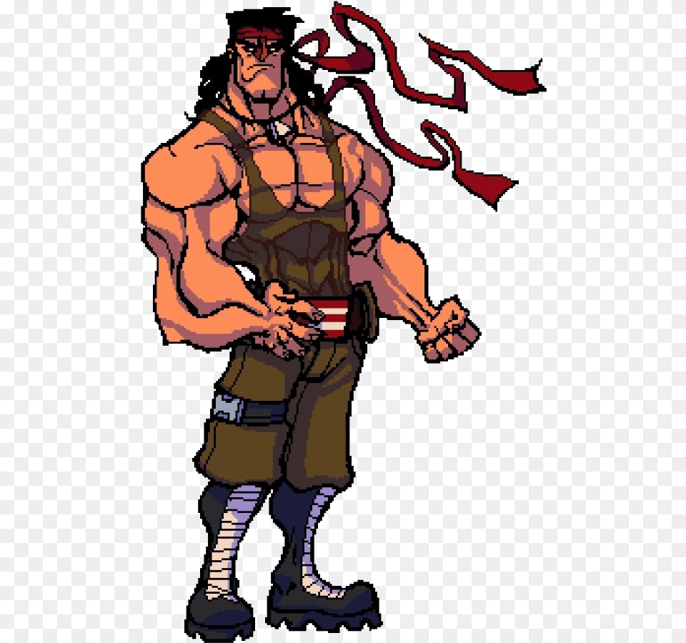 Rambro Introduces The Competition To Liberty Discussion Broforce Steam Badge, Publication, Book, Comics, Person Free Transparent Png