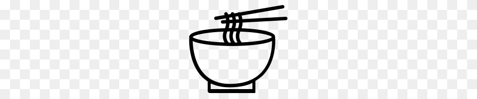 Ramen Icons Noun Project, Gray Free Png Download