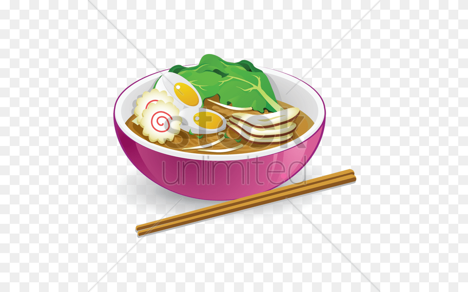 Ramen Noodles Vector Image, Bowl, Food, Meal, Soup Bowl Free Png Download