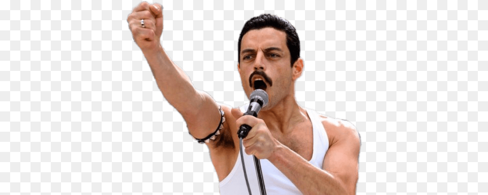 Rami Malek As Freddie Mercury Freddie Mercury No Background, Body Part, Electrical Device, Finger, Hand Free Transparent Png