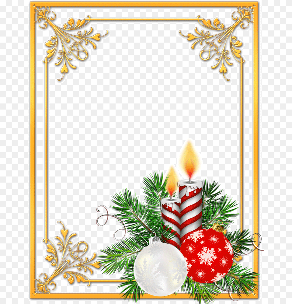 Ramki Dlya Pozdravlenij K Novomu Godu Gold Christmas Borders And Frames, Plant, Tree Free Transparent Png