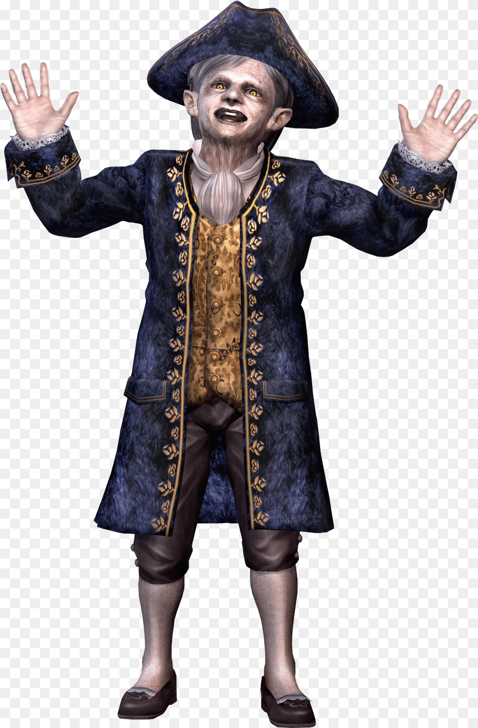 Ramn Salazar Re4 Resident Evil 4 Salazar, Person, Clothing, Coat, Costume Free Png