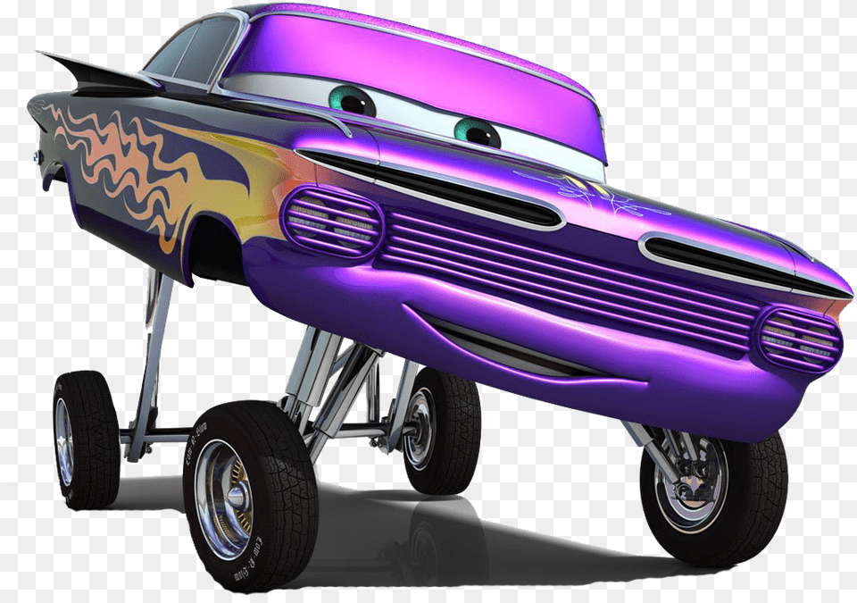 Ramone Cars Mcqueen Lightning Mater Transparent Disney Cars Characters, Purple, Car, Vehicle, Transportation Free Png