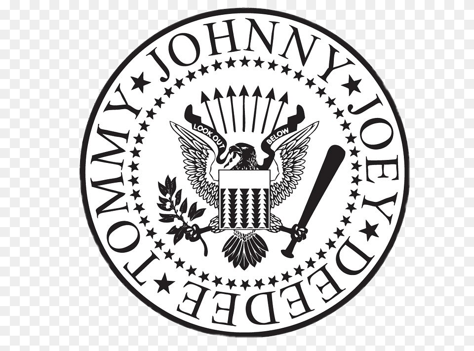 Ramones Seal, Emblem, Symbol, Logo, Animal Free Transparent Png