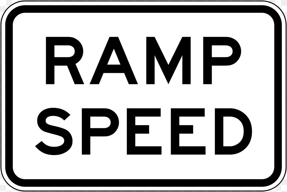 Ramp Speed Used In Queensland Clipart, Sign, Symbol, Road Sign Free Png Download