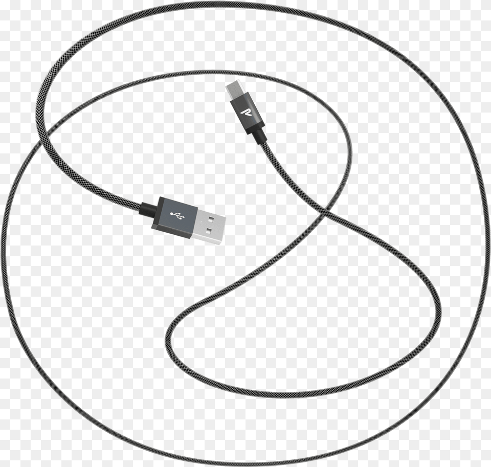 Rampow Charging Cable Circle, Adapter, Electronics Png Image