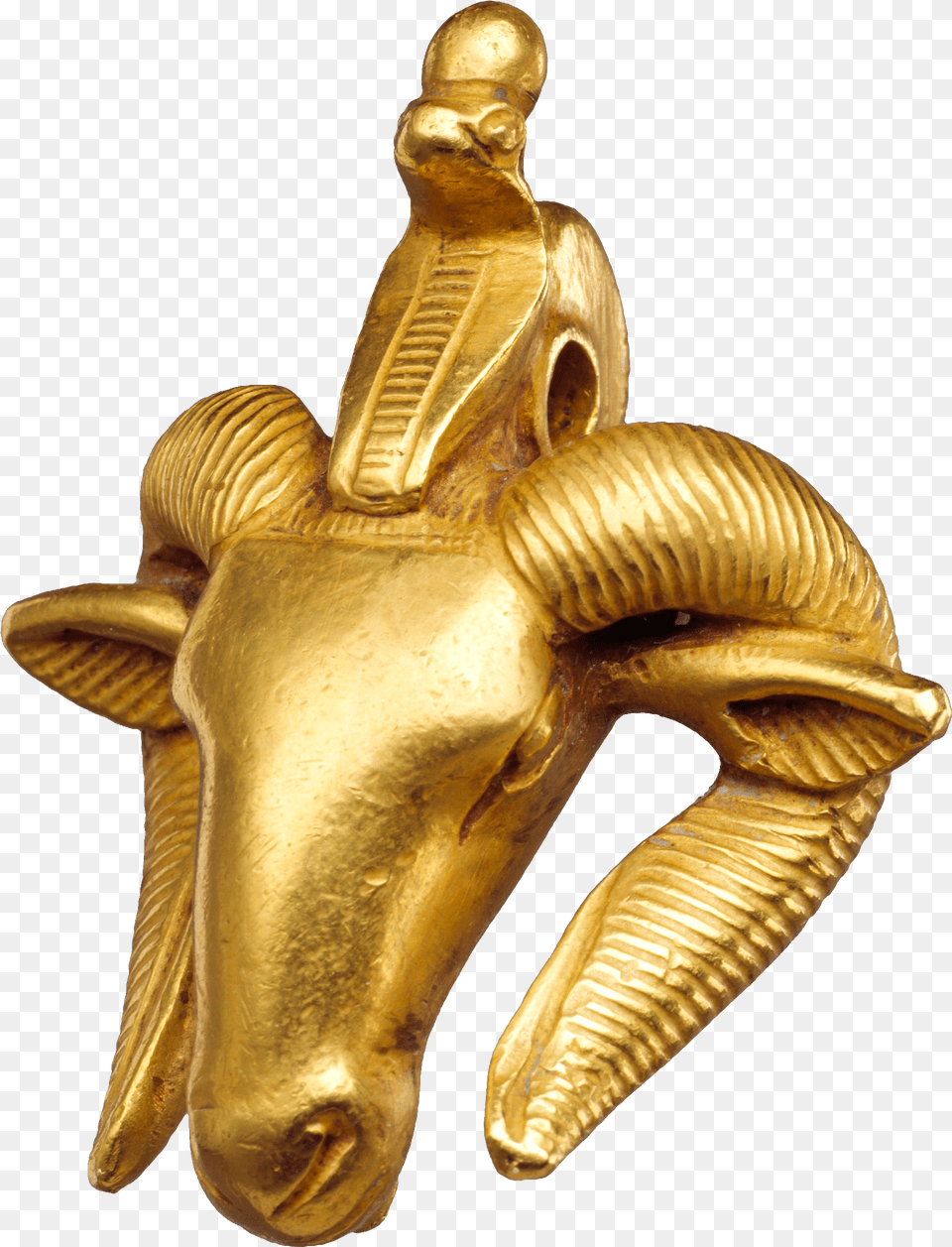 Ramquots Head Amulet 664 Bce Kingdom Of Kush Rams Head Amulet Png Image