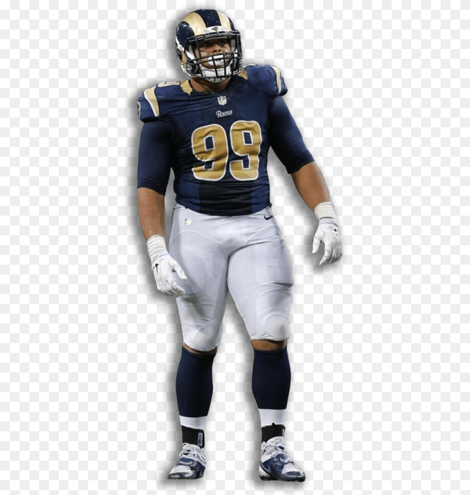 Rams Player Transparent, American Football, Playing American Football, Person, Helmet Free Png Download