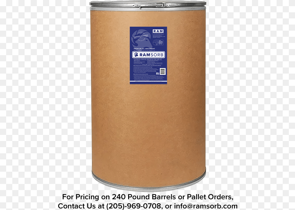 Ramsorb 55 Gallon Fiber Barrel Leather, Can, Tin Png Image