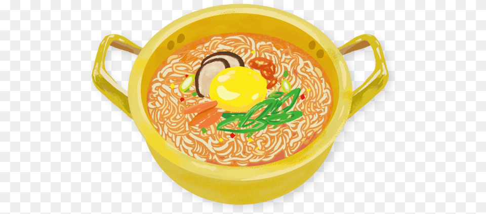 Ramyeon, Bowl, Dish, Food, Meal Png Image