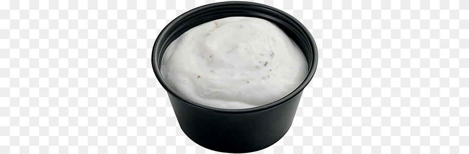 Ranch Dressing Transparent, Dessert, Food, Yogurt, Cream Free Png Download