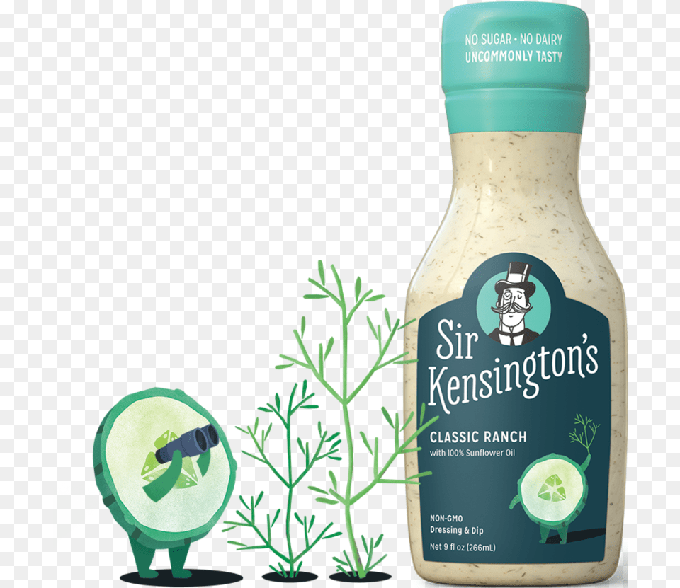 Ranch Sir Kensington Salad Dressing, Plant, Person, Food Free Png