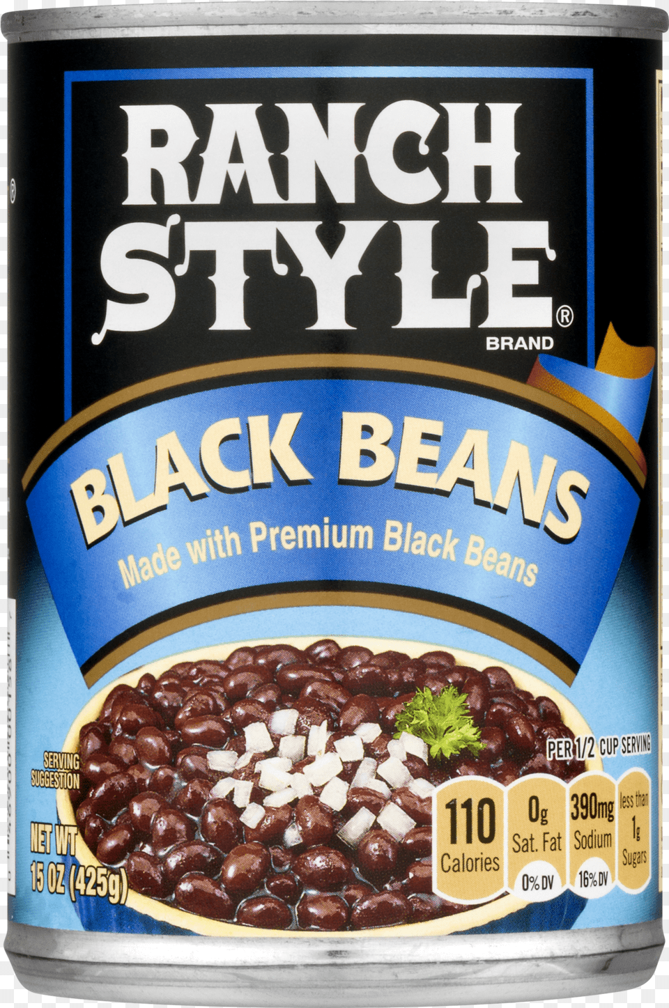 Ranch Style Black Beans 15 Oz Can, Tin, Bean, Food, Plant Free Transparent Png