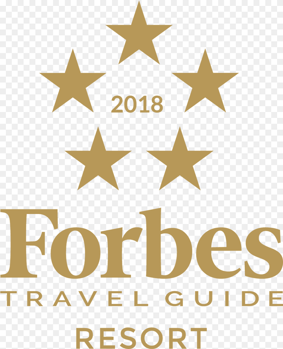 Rancho Valencia 2018 Forbes Logo Resort Poster, Symbol, Star Symbol Free Png Download