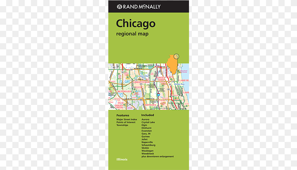 Rand Mcnally Chicago Amp Vicinity Street Map Puget Sound On Map, Chart, Plot, Diagram, Plan Png Image