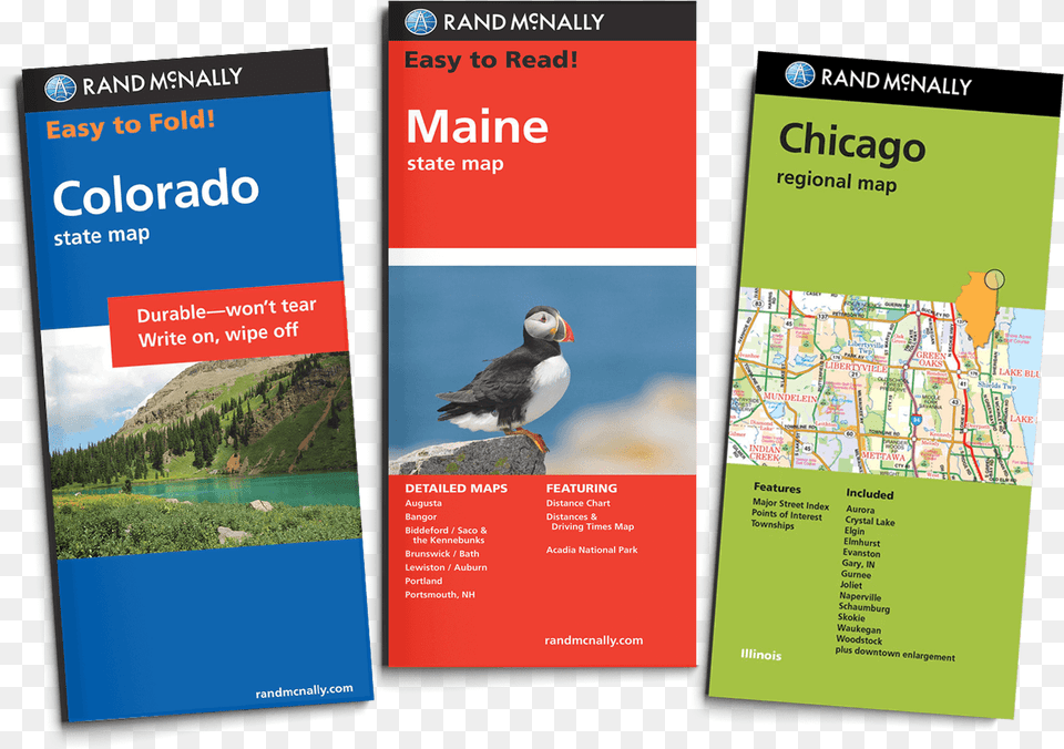 Rand Mcnally Maps, Advertisement, Poster, Animal, Bird Free Png