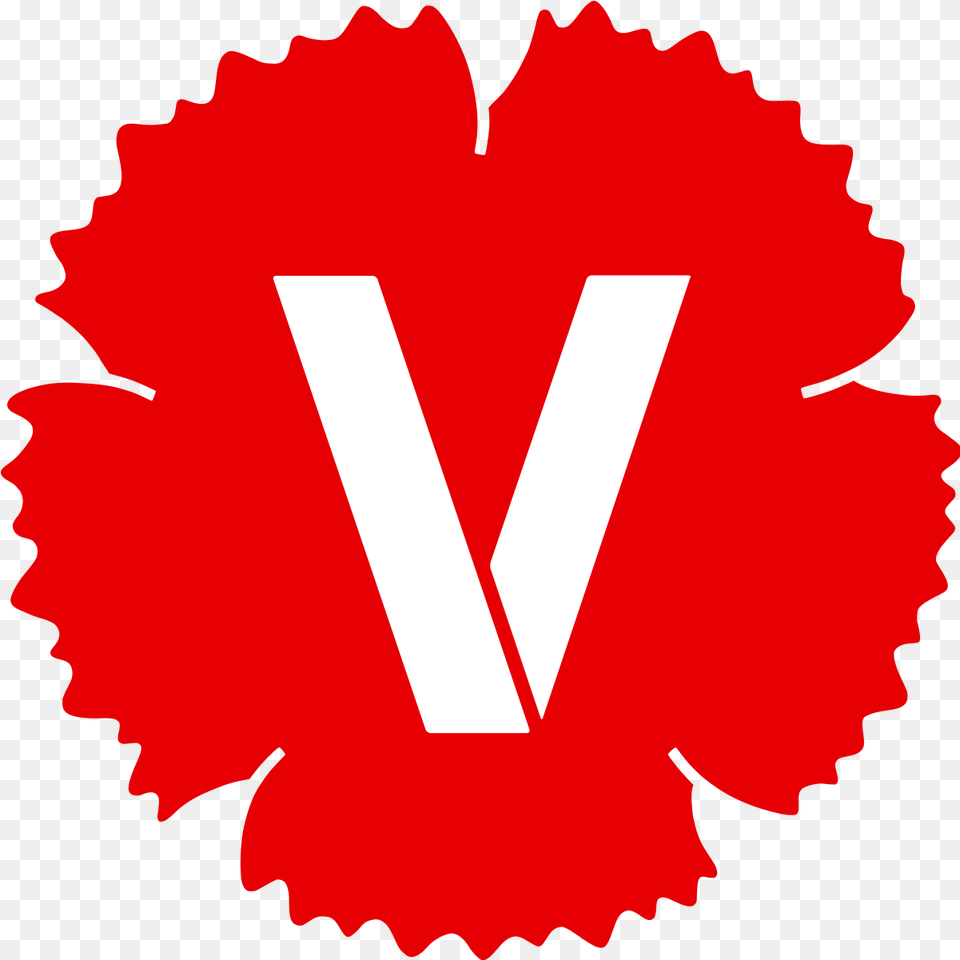 Rand Mining N Logo Vnsterpartiet Logga, Leaf, Plant, Carnation, Flower Free Transparent Png