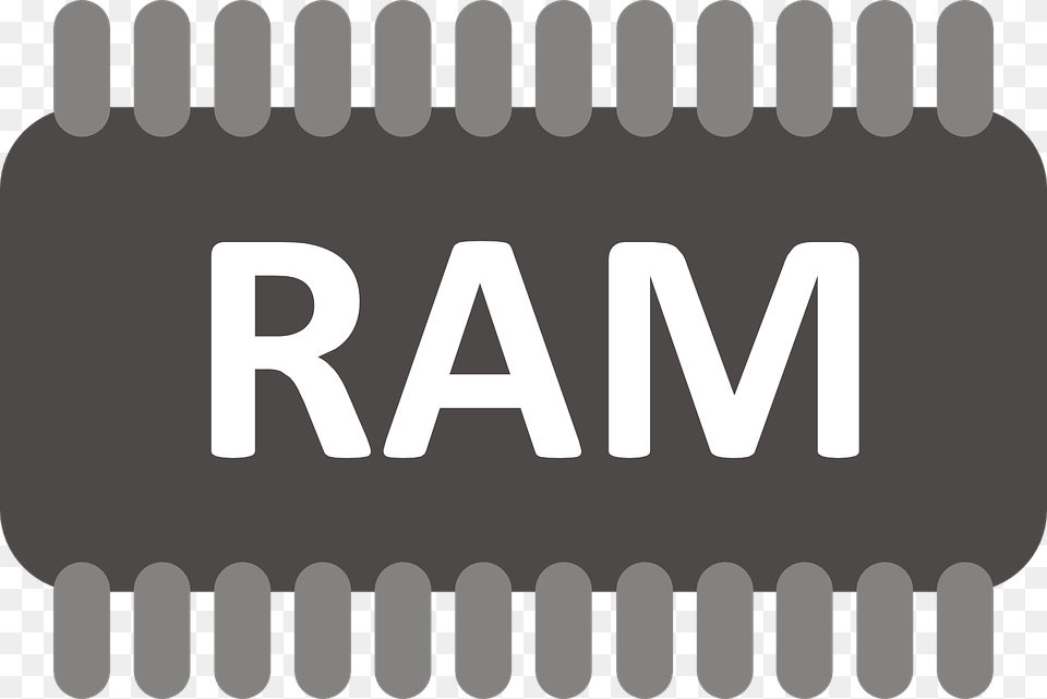 Random Access Memory Logo, Electronics, Hardware, Text Free Png Download