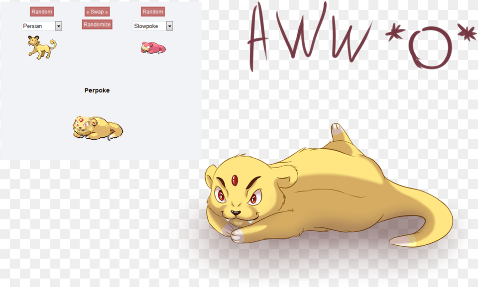 Random E Swap S Random Persian Randomize Slowpoke, Animal, Book, Cat, Mammal Free Png