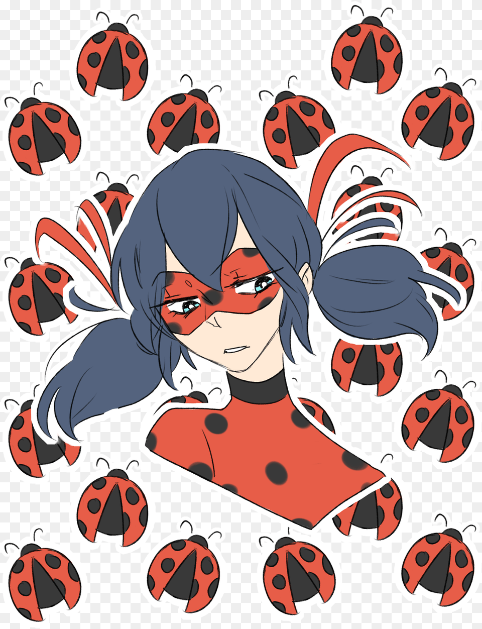 Random Miraculous Ladybug Fanartalso Find It On Redbubble Cartoon, Book, Comics, Publication, Baby Png Image