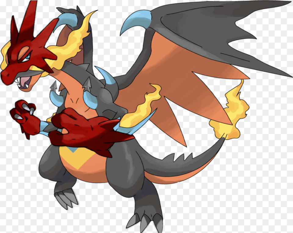 Random Things Mega Charizard Z Take 2 Wattpad Mega Flying Type Pokemon, Dragon, Baby, Person, Face Free Png